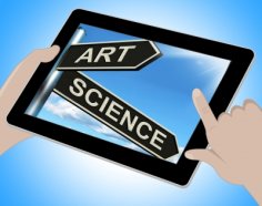 Sõnad "art" ja "science"