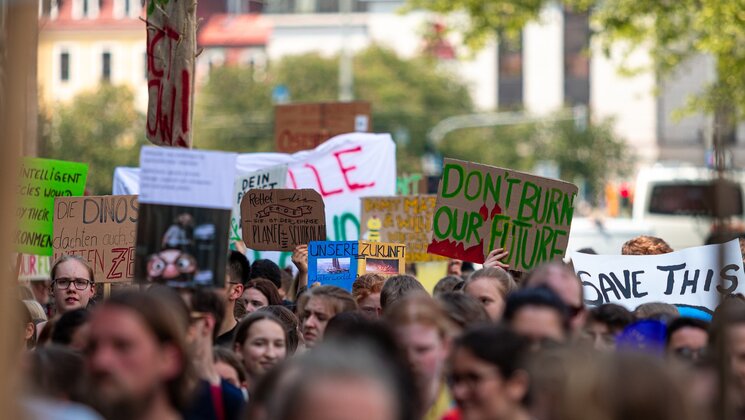 Photo of climate demonstration